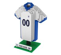 FOCO Officially Licensed England Personalised BRXLZ Desk Shirt 3D Bricks Building Construction Toy