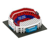 FOCO Officially Licensed FC Barcelona Camp Nou BRXLZ Bricks 3D Mini Football Stadium Construction Set