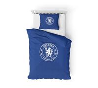 Chelsea Officially Licensed FC Football Single Duvet Pillowcase Set Essential Design Fan Merchandise