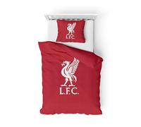 Officially Licensed Liverpool FC Football Single Duvet Pillowcase Set Essential Design Fan Merchandise