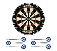 FOCO Officially Licensed Glasgow Rangers Football Club Steel Tip Brass Darts X 2 Sets With Ultra Thin Wire Dartboard