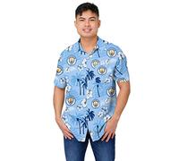 FOCO Officially Licensed Islander Tropical Football Shirt (as8, Alpha, s, Regular, Regular, Manchester City FC)