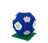 FOCO Officially Licensed Leicester City BRXLZ 3D Bricks Football Construction Toy Model