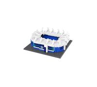 FOCO Officially Licensed Leicester City King Power 3D Bricks Mini BRXLZ Football Stadium Construction Set - Premier League - 1090 Pieces - Ages 12+