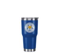FOCO Officially Licensed Leicester City Team Logo 850ml/30oz Blue Travel Tumbler