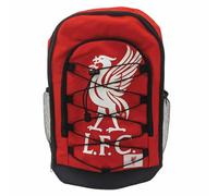 FOCO Officially Licensed Liverpool FC Big Logo Bungee Backpack - Official Football Merchandise, School & Travel Bag for Kids & Adults