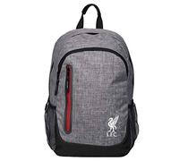 FOCO Liverpool FC Premier League EPL Club Crest Heather Grey Laptop Backpack Rucksack School Bag