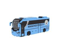 FOCO Officially Licensed Manchester City FC Football BRXLZ Bricks 3D Coach Toy Model - Premier League Construction Toy - 1347 Pieces - Ages 12+ - Sports Merchandise
