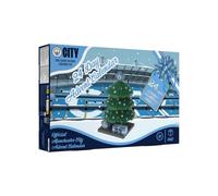 FOCO Officially Licensed Manchester City FC BRXLZ 3D Bricks Construction Toy Model Christmas Tree Advent Calendar