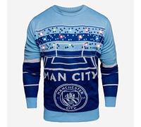 FOCO Officially Licensed Manchester City FC Light Up Football Sweater XXL