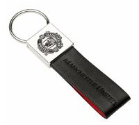 FOCO Officially Licensed Manchester United FC Faux Leather Football Key Fob