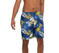 FOCO Officially Licensed Men's Floral Print Football Beach Board Shorts (Everton FC) (XX-Large)