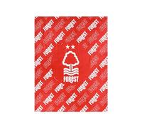 FOCO Officially Licensed Nottingham Forest FC Football Supreme Slumber Plush Throw Blanket