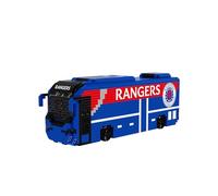 FOCO Officially Licensed Rangers FC Football BRXLZ Bricks 3D Coach Toy Model - Scottish Premiership Construction Toy - 1347 Pieces - Ages 12+ - Sports Merchandise