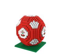 FOCO Officially Licensed Southampton FC BRXLZ 3D Bricks Football Construction Toy Model