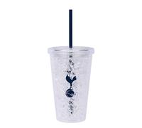 FOCO Officially Licensed Tottenham Hotspur FC 450 mL Freezer Tumbler With Straw