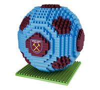 FOCO Officially Licensed West Ham United FC BRXLZ Bricks 3D Football Construction Building Set