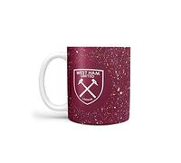 FOCO Premier League Football West Ham United Fan Paint Splatter Coffee Tea 375ml Mug