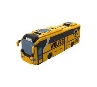 FOCO Officially Licensed Wolverhampton Wanderers FC 3D BRXLZ Bricks Football Coach Toy Model