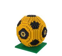 FOCO Officially Licensed Wolverhampton Wanderers FC BRXLZ Bricks 3D Football Toy Model