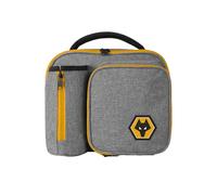 FOCO Officially Licensed Wolverhampton Wanderers FC Grey Lunch Bag with Bottle Holder