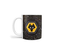 FOCO Officially Licensed Wolverhampton Wanderers FC Paint Splatter Football Mug