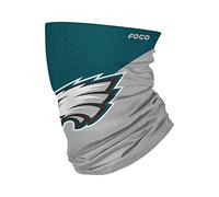 FOCO Philadelphia Eagles Colour Block Big Logo Gaiter Scarf Forever Collectibles - One-Size