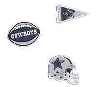 FOCO Pick Your NFL Team Shoe Decoration Charms - 3 Pack, Dallas Cowboys