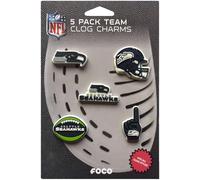 FOCO Pick Your NFL Team Shoe Decoration Charms - 5 Pack, Vinyl, No Gemstone