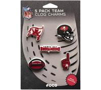 FOCO Pick Your NFL Team Shoe Decoration Charms - 5 Pack, Vinyl, No Gemstone