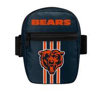 FOCO Pick Your NFL Team Stripe Tumbler/Travel Mug Fanny Pack, Top & Front Zippered Pockets, Blue