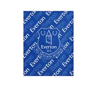 FOCO Premier League Football Everton Fan Bed Throw Blanket