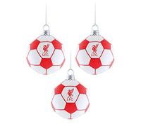 FOCO Premier League Football Fan Christmas Tree Haning Ornament 3 Pack Liverpool Baubles