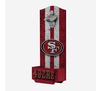 FOCO San Francisco 49ers NFL Wooden Bottle Cap Opener Sign