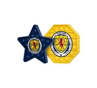 FOCO Scotland 2 Pack Football EPL Scottish League Championship Hexagon & Star Push-Itz Fidget Push Pop Bubble Sensor Toy Craze