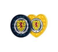 FOCO Scotland 2 Pack Football EPL Scottish League World Cup Championship Circle & Heart Push-Itz Fidget Push Pop Bubble Sensor Toy Craze