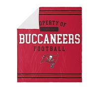 FOCO Tampa Bay Buccaneers Sherpa Fleece Blanket, 60 x 70-Inch