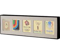 FOCO Team GB Retro Boxed Executive Badge Set, Collectible Pin Set