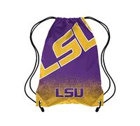 FOCO Unisex's NCAA College Team Logo Gradient Print Drawstring Bag Backpack LSU Tigers, One Size