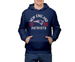 FOCO Unisex's NFL Logo Heritage Print Pullover Hoodie Hooded Sweatshirt, Team Color, M