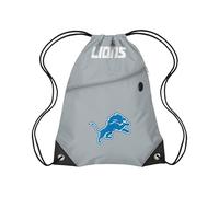 FOCO Unisex's NFL Logo Pocket Drawstring Backpack, Team Color, One Size