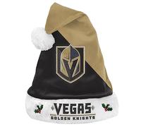 FOCO Vegas Golden Knights 2020 Basic Santa NHL Santa Hat, One Size