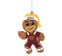 FOCO Washington Commanders NFL Gingerbread Man Holiday Ornament