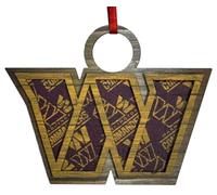 FOCO Washington Commanders Raised Logo Mural Holiday Ornament