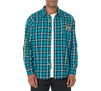 FOCO Washington Commanders Wordmark Basic Flannel Shirt - Mens Medium