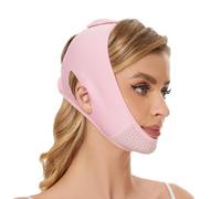 FOCPORT Chin Strap for Sleeping Reusable V-Line Mask for Women Face Slimming Jaw Exerciser Double Chine Reducer