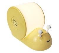 FocRelaxer Snail Night Light with Magnetic Base,Kids Snail Shape Cute Desk Lamp for Bedroom,Baby Night Light for Breastfeeding,Bedside Lamp for Baby Kids Teens Teenage Girls Boys Nursery Room,Yellow