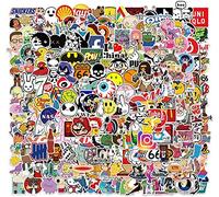 FOCRI Street Fashion Stickers | 300PCS | Trendy Cool Stickers packs for adults teens, Vinyl Waterproof Brands Graffiti Stickers Decals for Skateboard, Guitar, Computer, Scooter, Laptop, Snowboard