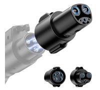 FOCSPROD J1772 to Tesla Charger Adapter, Max 80A 280V Fast Charging for Tesla Model 3/Y/X/S with Safety Certified Charger Connecting Charging Adapter, SAE J1772 EV Adapter for Tesla Cars Only