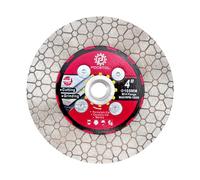 FOCSTOL Diamond Tile Saw Blade - 105mm Double Side Cutting Grinding Disc Wheel with M14 Flange for Porcelain Ceramic Tile Marble Artificial Stone for Angle Grinder